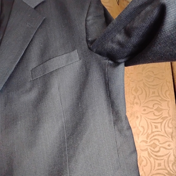 Elegant Men's Dark Blazer - Picture 9 of 16